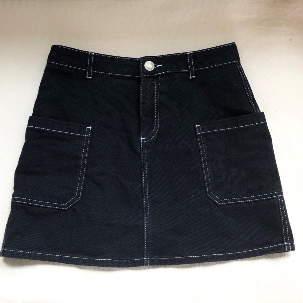 URBAN OUTFITTERS BDG black denim skirt